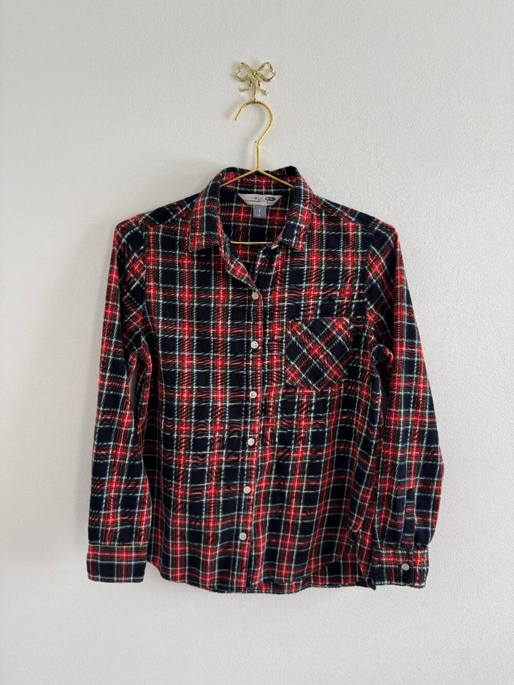 Old Navy Plaid Button Up Shirt Small Petite